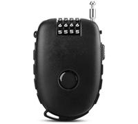 Innovaland - Cable de bloqueo - Cable de acero extra largo - Cable de 1 metro - Acero - Cerradura de números - Skislot - Snowboard - Cerradura