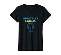 Innovar como una Mujer Diseño de tecnología de Circuito Camiseta