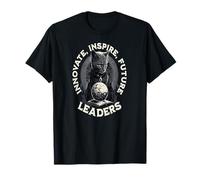 Innovar Inspirar Liderar Gato Negro Sabiduría Libro Camiseta