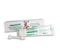 iNNOVAres OzoniaVet Crema Ozono para el Cuidado de la Piel de los Animales - Alteraciones Cutáneas - Sin Conservantes - Calmante y Nutritiva - con Aceite De Girasol Ozonizado - Tubo de 35 ml