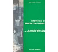 Innovation Et Production Laitière (ebook)
