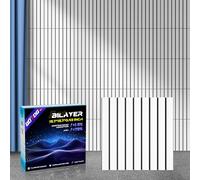 Innovation - Paquete de 8 paneles de pared insonorizados de doble cubierta, 15.7 x 15.7 x 0.43 pulgadas, paneles de espuma a prueba de sonido para paredes, 0.9 kg/ft³ de alta densidad, paneles