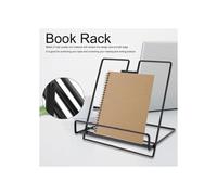 Innovative book stand for tablet and computer - home decoration (white)