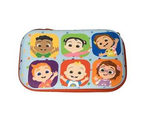 Innovative Designs Cocomelon - Juego de estuches estacionarios, material de primera calidad y lavable a máquina, adorable estuche de carcasa dura, ligero y duradero, estuche para niños y niñas