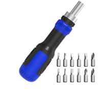Innovative Ratchet Screwdriver, Magnetic 13-in-1 Portable, Precision