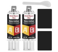 INNOVAYOU 160g Pegamento Para Metal, Alta Resistencia Pegamento Metal Utilizado Para la Reparación de Grietas y Soldadura de Huecos, Apto Plástico, Acero Inoxidable y Aleación de Aluminio