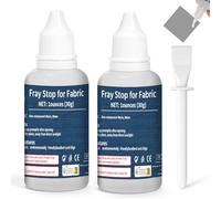 INNOVAYOU 60 g de tela con flecos, tela a cuadros transparentes lavables, evita que se deshilache y se separe de la tela, adecuado para bordados, manualidades y accesorios de costura