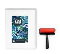 INNOVAYOU 8 * 10 Pulgada Plancha Impresión Gel, Placas de Gel Impermeables y Lavables Para Impresión, Ideales Para Tarjetas, Manualidades, Scrapbooking, Diarios y Decoración del Hogar