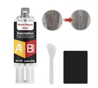 INNOVAYOU 80g Pegamento Para Metal, Alta Resistencia Pegamento Metal Utilizado Para la Reparación de Grietas y Soldadura de Huecos, Apto Plástico, Acero Inoxidable y Aleación de Aluminio