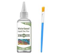 INNOVAYOU Fundente líquido de soldadura de 100 ml, fundente de vidrieras para soldar y mejorar la firmeza, utilizado para soldar y reparar vidrieras