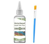 INNOVAYOU Fundente líquido de soldadura de 220 ml, fundente de vidrieras para soldar y mejorar la firmeza, utilizado para soldar y reparar vidrieras