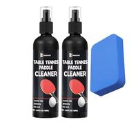 INNOVAYOU Juego de limpieza de tenis de mesa de 200 ml, elimina la suciedad y el polvo, juego de limpieza, ayuda a mantener la goma pegajosa y prolonga su vida útil