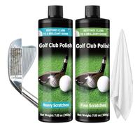 INNOVAYOU Kit de pulido para palos de golf de 14.5 onzas, elimina rozaduras y arañazos, kit de pulido adecuado para palos de metal, zinc, aluminio y acero