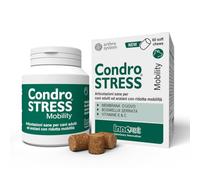 Innovet Condrostress Mobility Condroprotector Perros Adultos y Ancianos 30 Masticables - Mejora el Metabolismo del Cartílago, Movilidad y Rigidez Articular - Colágeno, Condroitina y Ácido Hialurónico