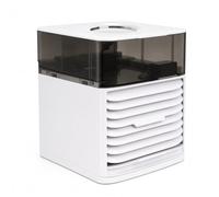 InnovTec - Ventilador de escritorio portátil refrescante con pulverización de 3 velocidades, silenciador, temporizador nocturno, para dormitorio o oficina