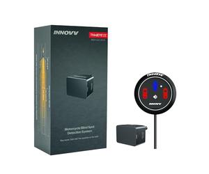INNOVV ThirdEYE - Sistema de punto ciego para motocicleta con alerta de voz e indicadores, sistema impermeable de asistente de moto, detecta peligros laterales y traseros