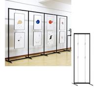 Innovz Colgador Cuadros Expositor de Cuadros con Base Estable, Expositor de Pinturas Independiente de Doble Cara para Galerías de Arte, Ferias de Artesanía y Stands(8pcs,60x150cm(23 5/8"x59"))