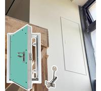 Innovz Panel de Acceso para Placas de Yeso con Cerradura y Manija, Puerta de Acceso Grande para Placas de Yeso, Pintable/Empapelable(24x56in(61x142cm))