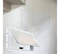Innovz Trampilla Pladur Panel de Acceso Rectangular Pequeño con Tapa para Orificio Pared. Puerta Abrir y Cerrar El Cableado Plomería del Baño. 30x30 35x35 40x35 60x60 Cm(White,28x14in(70x35cm))