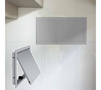 Innovz Trampilla Pladur Panel de Acceso Rectangular Pequeño con Tapa para Orificio Pared. Puerta Abrir y Cerrar El Cableado Plomería del Baño. 30x30 35x35 40x35 60x60 Cm(Gray,28x22in(70x55cm))