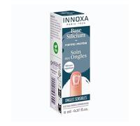 Innoxa Base Silicio Fortificante - Cuidado de las uñas Sensibles 11 ml - Refuerza, protege y repara - Enriquecido con silicio orgánico, hexagonal y vitamina E - Se puede utilizar en base o barniz
