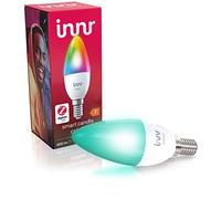innr Bombilla Inteligente E14, Zigbee, Funciona con Hue* y Alexa (requiere puente), Luz LED Blanca y Colores, Lámpara RGB, Regulable, 465 Lúmenes - Lote de 1