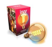 innr Bombilla Inteligente E27, Zigbee, Funciona con Hue* y Alexa (requiere puente), Filament Globe, Luz LED Blanca Cálida a Fría, Bombillas Regulables, Lampara, 640 Lúmenes - 1 pieza