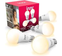 innr Bombilla Inteligente E27, Zigbee, Funciona con Hue* y Alexa (requiere puente), Luz LED Blanca Cálida, Bombillas Regulables, Lampara, 1150 Lúmenes - 4 piezas