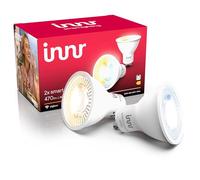 innr Bombilla Inteligente GU10, Zigbee, Funciona con Hue* y Alexa (requiere puente), Luz LED Blanca Cálida a Fría, Bombillas Regulables, Lámpara, 470 Lúmenes - 2 piezas