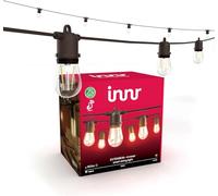 innr Guirnalda Luces Exterior Extensión 4m, Luz Blanca Cálida, 8 Bombillas LED Inteligentes, Luces Terraza Exterior, Regulable, Luz Jardin (Requiere Conjunto Base OLS 210)
