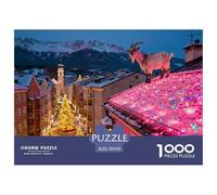 Innsbruck, Austria Puzzle De Madera Impermeable DIY Puzzles De 1000 Piezas para Adultos Desafiante Y Estimulante Rompecabezas para Decoración del Hogar