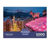 Innsbruck, Austria Puzzle De Madera Impermeable DIY Puzzles De 1000 Piezas para Adultos Divertido Rompecabezas para Decoración del Hogar