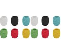 INNSPIRO 99810 - Pack de rafia de papel 6 colores de 4mm.x30m.SP, SP-99810 (Paquete de 2)