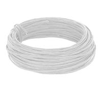 INNSPIRO Alambre recubierto de papel color blanco 3mm.x10m., maleable, para crear formas, manualidades y decoración