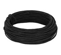 INNSPIRO Alambre recubierto de papel color negro 3mm.x10m., maleable, para crear formas, manualidades y decoración