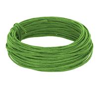 INNSPIRO Alambre recubierto de papel color verde 3mm.x10m., maleable, para crear formas, manualidades y decoración