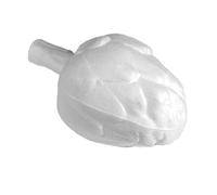 INNSPIRO Alcachofa de porex 14x8cm. Bolsa Colgar 2u. Vegetales, Blanco, 2