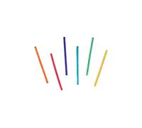 INNSPIRO Bastones madera mix colores 49x2x2mm. 500u, 95560