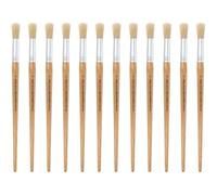 INNSPIRO Caja de 12 Pinceles cerda Redondo Mango Largo nº22