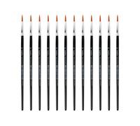 INNSPIRO Caja de 12 Pinceles sintético Redondo nº10