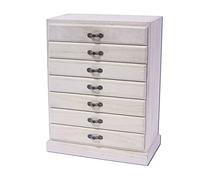 INNSPIRO Cajonera sobremesa Madera de balsa 7 cajones 25x13x33cm, 221