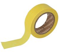 INNSPIRO Cinta masking tape Washi amarillo 15mm.x10m. Serie Lisos Básicos