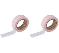 INNSPIRO Cinta masking tape Washi corazon rosa 15 mm x 10 m, Serie Floral (Paquete de 2)