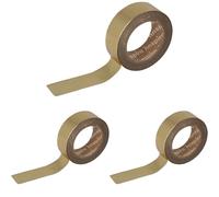 INNSPIRO Cinta masking tape Washi foil dorado 15mm.x10m. Serie Metal (Paquete de 3)