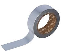 INNSPIRO Cinta masking tape Washi foil plateado 15mm.x10m. Serie Metal