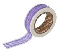 INNSPIRO Cinta masking tape Washi ribete lila 15mm.x10xm. Serie Ultramar