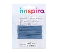 INNSPIRO Cordón algodón Encerado Fino Azul Zafiro 1,0mm. 5m.