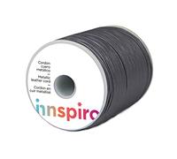 INNSPIRO Cordón Cuero metálico Azul Marino 1,0mm. 100m.