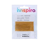INNSPIRO Cordón Cuero metálico Bronceado 1,0mm. 5m.