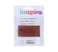 INNSPIRO Cordón Cuero metálico Burgundy 1,0mm. 5m.